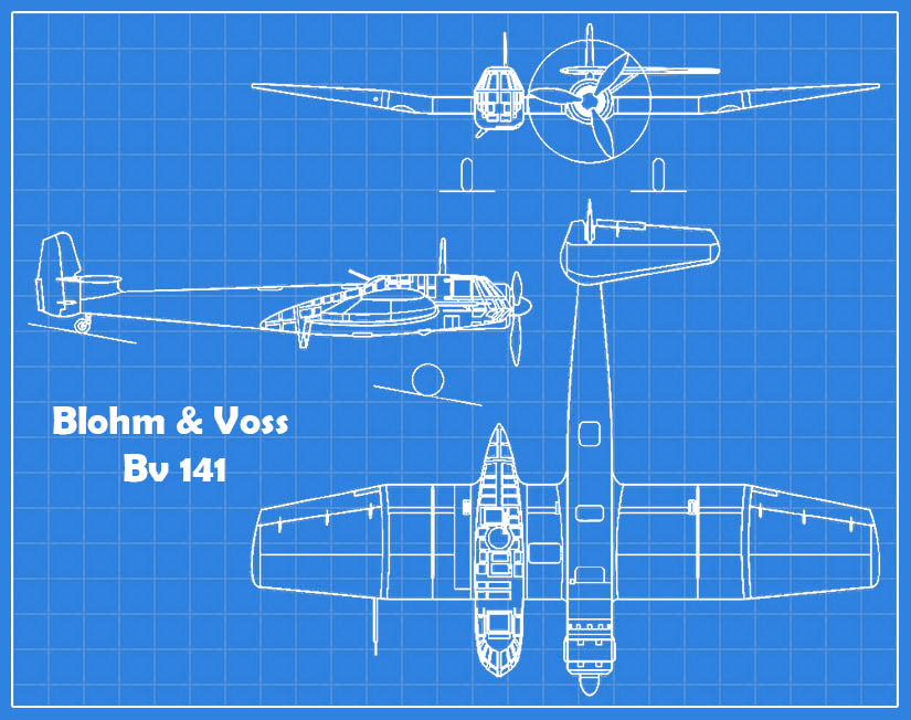 Blohm und Voss Bv 141 3 View