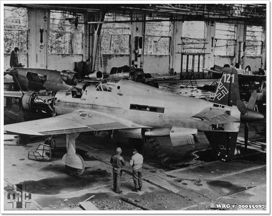 Captured Dornier Do 335 2-Seater under construction