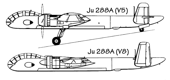 Ju 288A (V5 & V8).