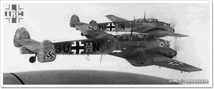 Messerschmitt Bf 110D-3 (3U+HN) of 5.ZG26, 1941