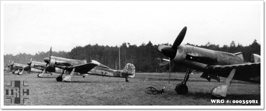 Four Ta 152's in service with JG 301, April 1945.