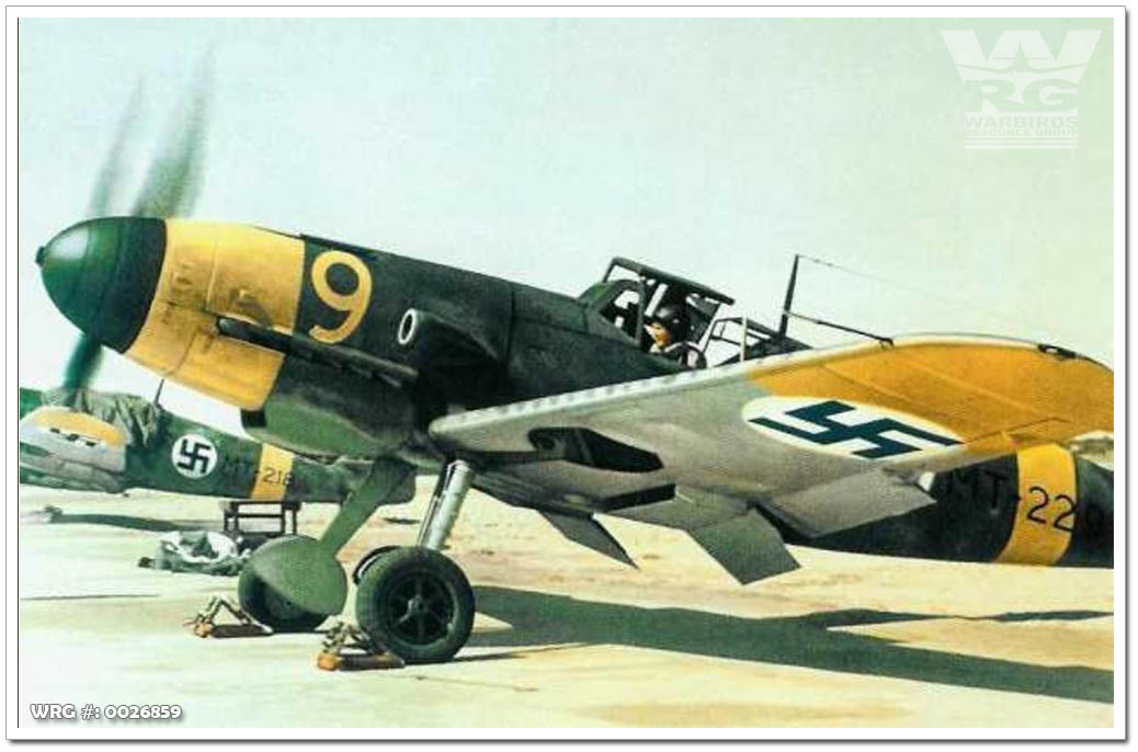 Finnish Air Force Bf 109 G-2 at Helsinki Malmi airport in June 1943.