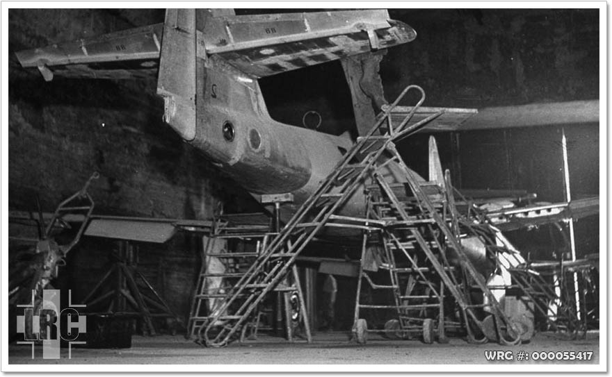 Underground Me 262 production line