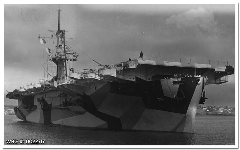 U.S.S. St. Lo, San Diego, April 1944. Camouflaged in Measure 32, Design 15A. WRG#: 0022717