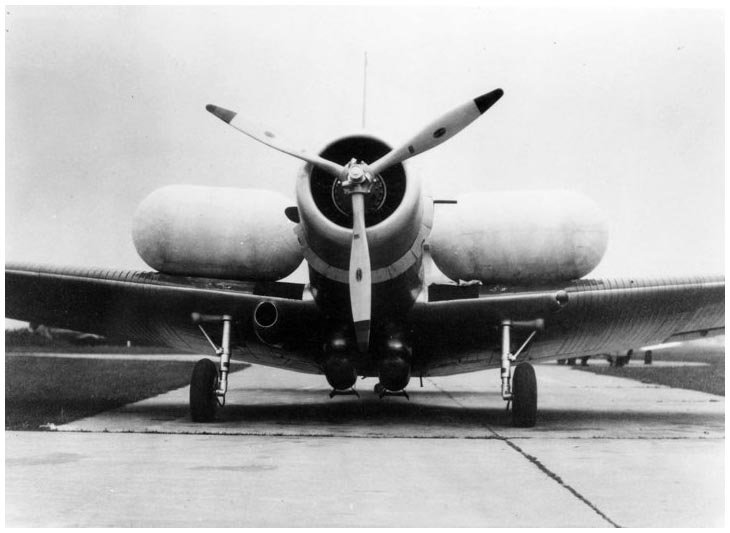 TBD-1 Devastators of Torpedo Squadron (VT) 4 pictured spotted on the flight deck of the carrier Ranger (CV 4) at anchor in Cuban waters on June 18, 1942. WRG #: 0000202