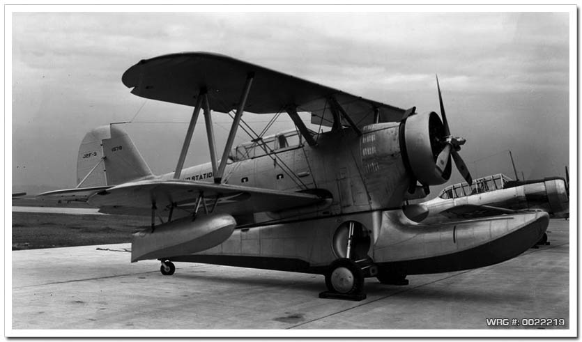 Grumman J2F-3 Duck Bu. 1578 at NAS Jacksonville circa 1940.WRG#: 0022219