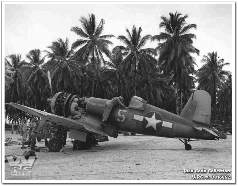 F4U-1A Corsair of VF-17, flown by LTjg Tom Killefer. WRG# 0016862