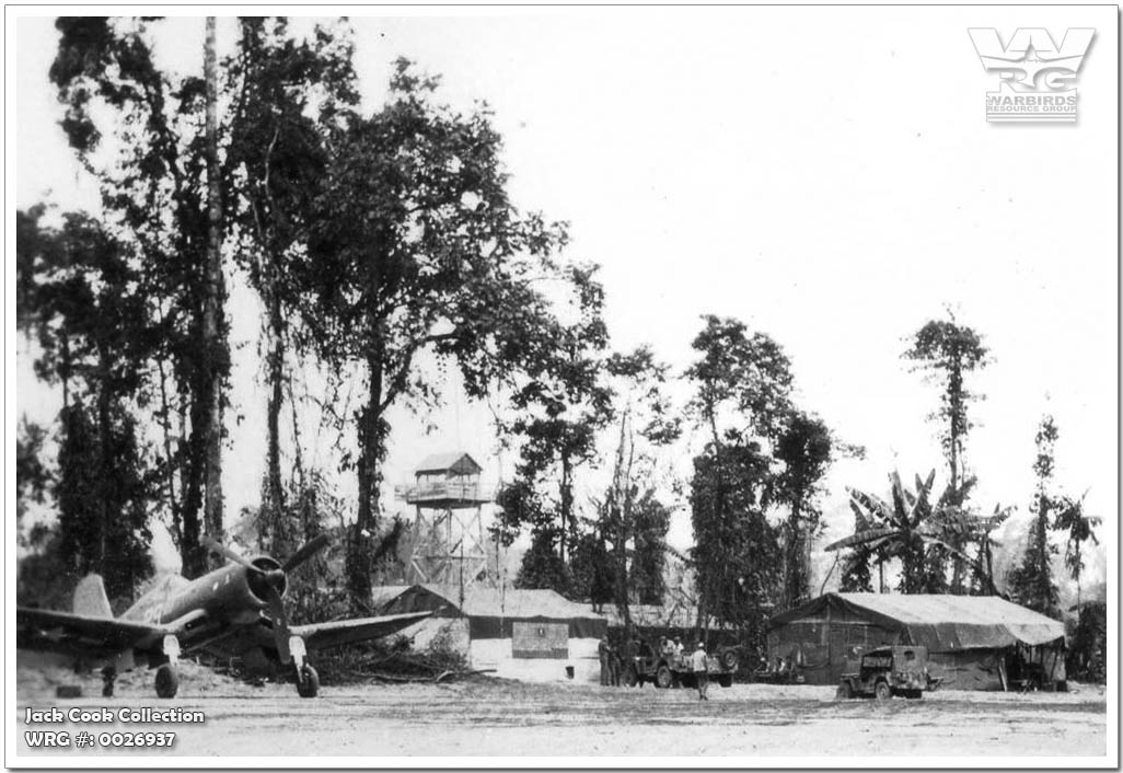 F4U-1A Corsair #29 of VF-17 at Torokina, Bougainville during March 1944. WRG# 0026937