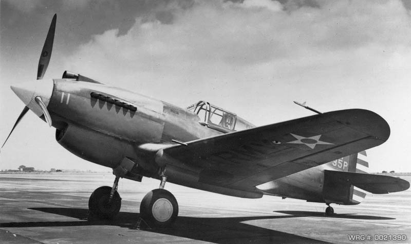 Curtiss P-40 Warhawk. WRG# 0021390