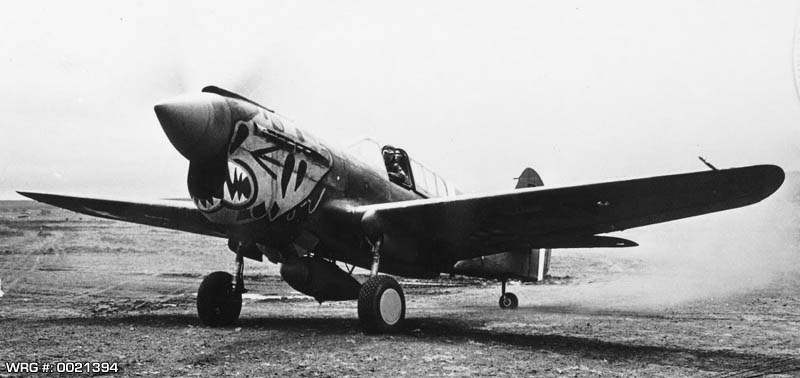 Curtiss P-40 Warhawk. WRG# 0021394