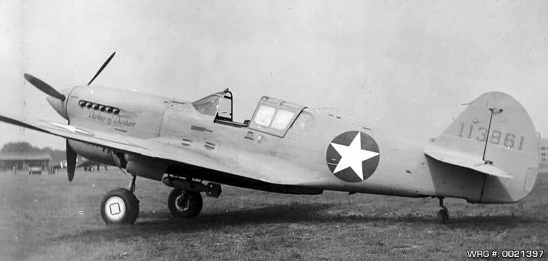 Curtiss P-40F Warhawk. WRG# 0021397