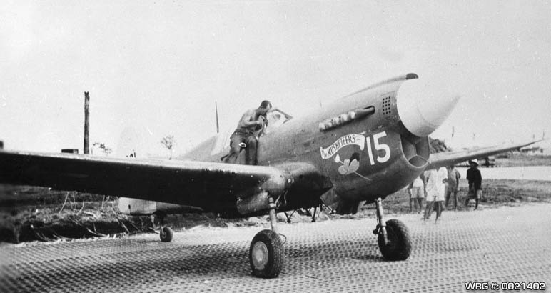 Curtiss P-40 Warhawk of the 72nd Tactical Recon Group . WRG# 0021402