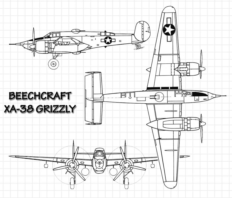 BEECHCRAFT XA-38 GRIZZLY